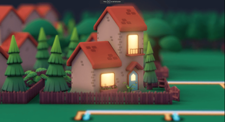 image taken from one of our 3D video projects