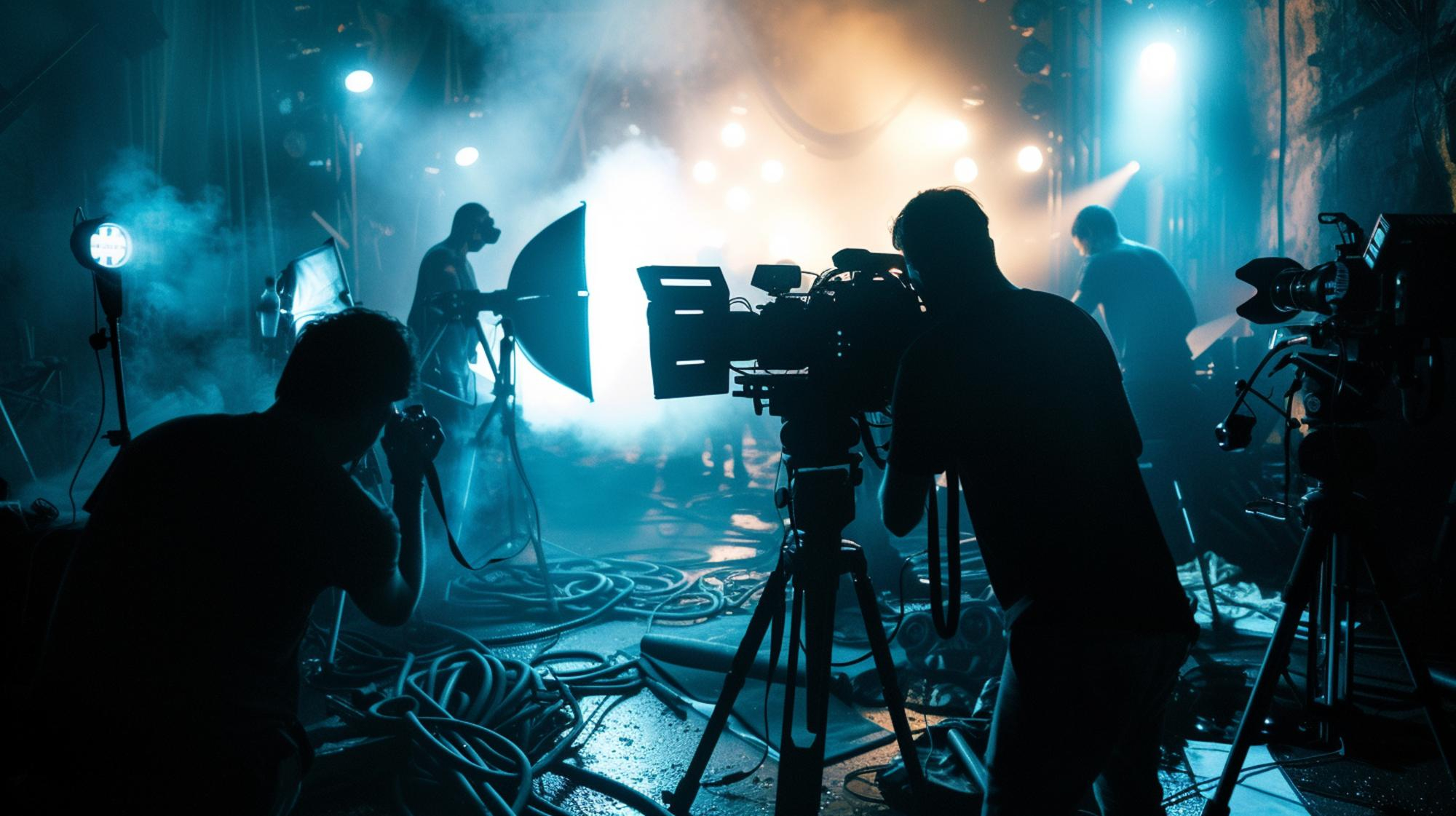 photo of film crew behins the scenes for a wowvi video blog post